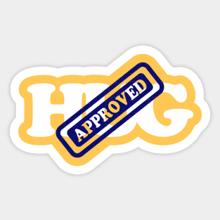 Hug Approved Stamp Sticker